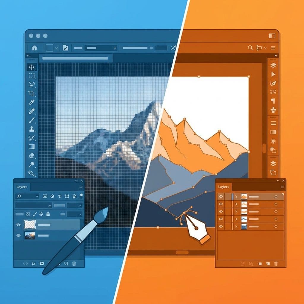 Photoshop vs Illustrator: Which Adobe Software to Choose?